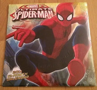 2014 New Ultimate Spider-Man Marvel Comic Book Superhero 12-Month Calendar • $75.82