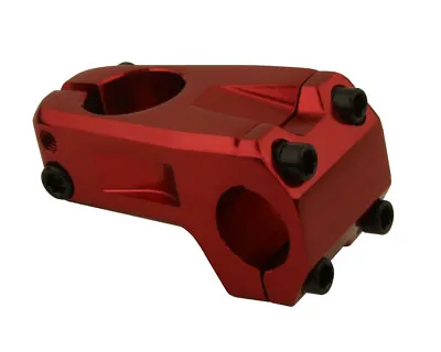 New! Genuine 50mm Long Alloy Bmx Bicycle Stem (28.6/25.4mm) 7326 In Red. • $26.85