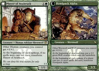 Magic The Gathering -MTG- Mayor Of Avabruck/Howlpack Alpha Foil • $2.99