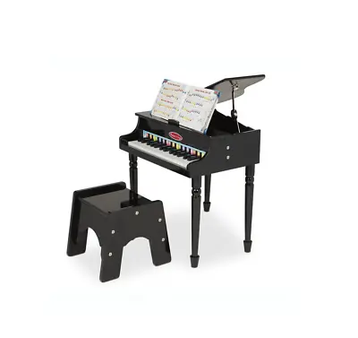 Melissa & Doug Learn-to-Play Classic Grand Piano Mini Keyboard With 30 Hand-Tun • $80