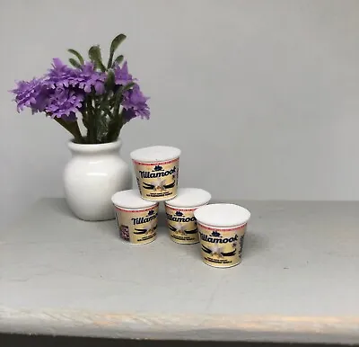 1:12 Dollhouse Miniature Vanilla Yogurt Cup Dollhouse Grocery • $4.19