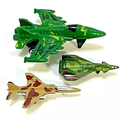 Diecast Air Fighter Plane Free Wheeling Navy Aircraft Plastic Military Plane • $4.99