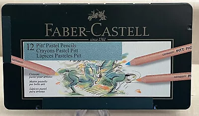 FABER-CASTELL Pitt Pastel Coloured Pencils. BRAND NEW IN TIN • $9.46