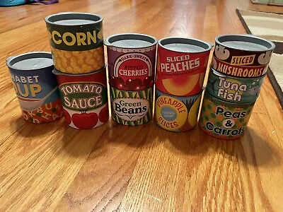 Melissa & Doug 4088 Let's Play House! 10 Grocery Cans Play Food Kitchen • $12