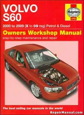 Volvo S60 Auto Gasoline Diesel 2000-2009 Haynes Repair Manual : H4793 • $37.28