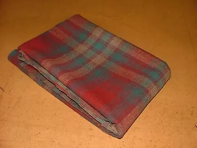 £10.01 • Buy 2.6 Metres Fair Isle Garnet Wool Tartan Check Fabric Curtain Upholstery Cushion