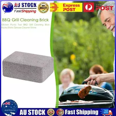 1x BBQ Grill Cleaning Brick Block Barbecue Racks Stains Grease Cleaner AU • $9.15