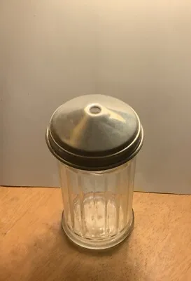 Vintage Chicago Glass Single Hole Sugar Dispenser Pourer Bottle Creamer Shaker • $6.50