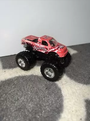 Madusa Monster Jam Monster Truck Toy Pink 1 64 Collectible Hot Wheels • $10