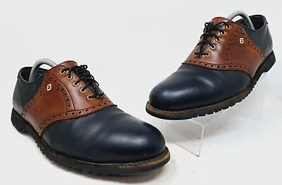 FootJoy Mens Premier Classics Dry Size 10.5 D Black Brown • $54.95