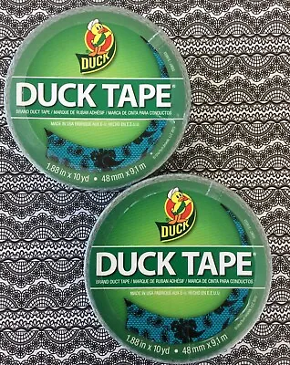 $15.45 • Buy Duck Brand Patterned Duct Tape Blue Lace Multicolored Design 1.88  X 10 Yards