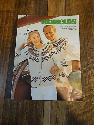 Reynolds Lopi 1980s Vol 72 Knitting Pattern Book Icelandic Sweaters Men’s Womens • $6.90