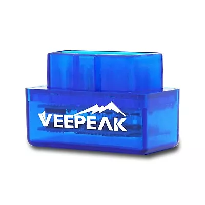 Veepeak Mini Bluetooth OBD2 OBDII EOBD Scanner Automotive Diagnostic Scan Tool • £10.99