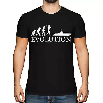 Submarine Evolution Of Man Mens T-shirt Tee Top Gift Military Navy • £9.95