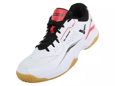 Victor A172 Men's Indoor Court Shoe (White/Red) • $92