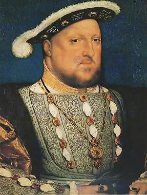 £10.99 • Buy Painting Antique Holbein Junior King Henry Tudor Viii England Art Print Lah507b