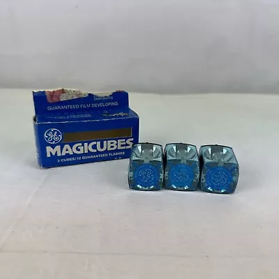 New Old Stock GE Magicubes 3 Cubes - 12 Flashes - New In Torn Box • $13.83