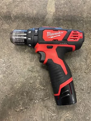 Milwaukee M12 BPD-202C 12V Cordless Hammer Drill + 1 X 2.0aH Battery (NO CHARGER • £50