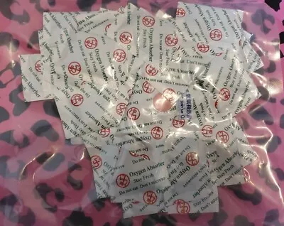 $13 • Buy 300cc Oxygen Absorbers For Mylar Bags Or Vacuum Sealer Bag Food Storage - Qty 50