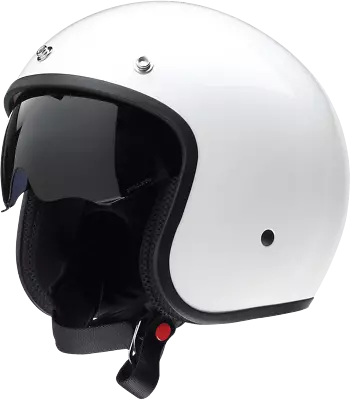 Z1R Saturn Solid White Open Face Motorcycle Helmet • $99.95