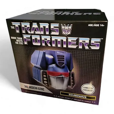 Hasbro Modern Icons Transformers Soundwave Helmet Replica GameStop Exclusive New • $45.50
