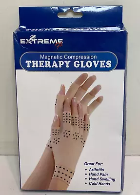 Extreme Fit Magnetic Compression Therapy Gloves W/Magnets(arthritis Cold Hands) • $10
