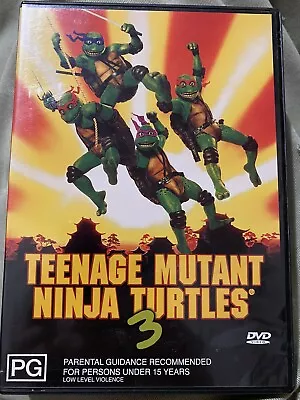 Teenage Mutant Ninja Turtles 3 Dvd • $4.99