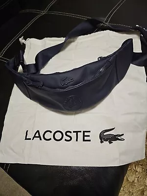 Mens Lacoste Across The Body Bag. Blue. BNWOT • £51