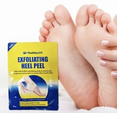 2x Healthpoint Exfoliating Foot Heel Peel Treatment Remove Dry Cracked Skin UK • £4.64