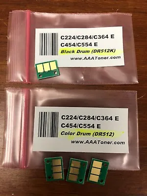 4 Drum Chip (BCMY) For Konica Minolta Bizhub C224 C284 C364 C454 C554 (E) Refill • $16