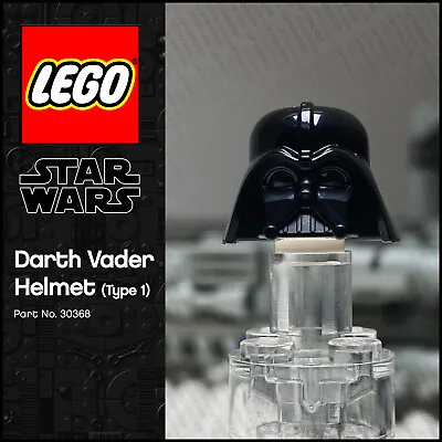 GENUINE LEGO Star Wars Darth Vader Helmet Type 1 30368  • £4.99