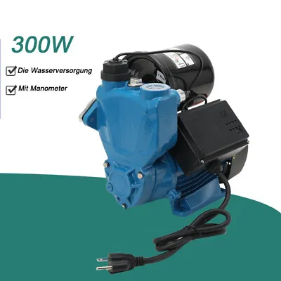 Automatic Self Priming Water Pressure Booster Pump Electric 35L/min Water Pump • $109
