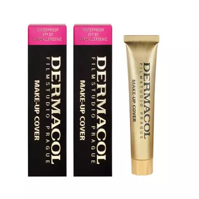 Dermacol Make Up Cover SPF30 Waterproof Hypoallergenic 30g Boxed Choose Shade X2 • $70.39