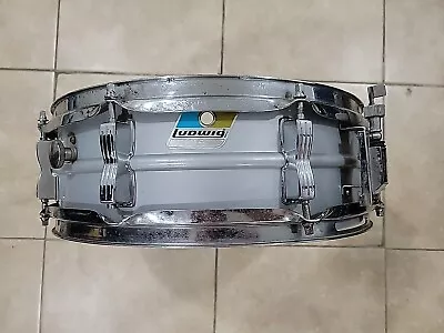 Used Ludwig Vintage 14x5  Acrolite Blue/Olive Badge Snare Drum • $110