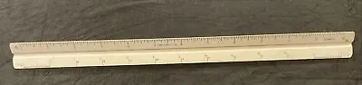 VINTAGE  UNIVERSITY 64  TRIANGULAR ENGINEER ARCHITECT SCALE RULE Made In Germany • $19