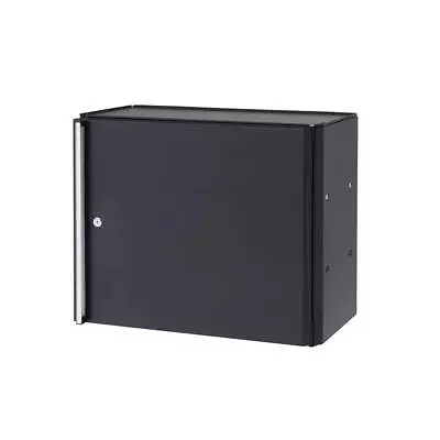 TRINITY Wall Mounted Cabinet 12 X24 X19  1-Door Steel Key-Entry 50lb-Load Black • $122.59