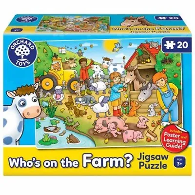 £10.99 • Buy Orchard Toys ORCHARD TOYS - Whos On The Farm - 20pc Jigsaw Puzzle