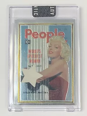 🔥 Marilyn Monroe Personally Worn & Used Relic Swatch Card People Magazine 🔥 • $59.99