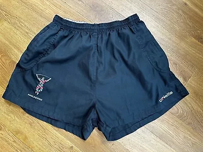 Harlequins Mens Rugby Shorts.  Black.  XL.  Good Condition. O'Neills Brand. • £12