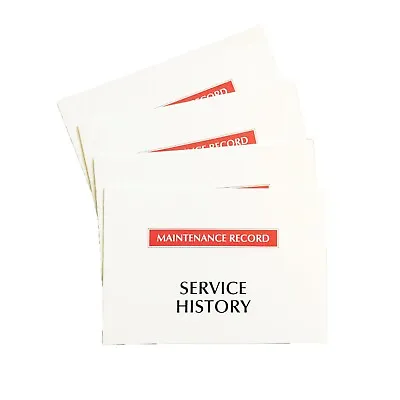 Car Van Bike Vehicle Service History Book Maintenance Record Book Blank • £2.49