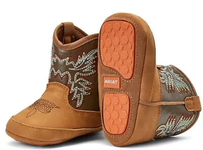 Ariat Western Boots Infant LIL... STOMPERS Durango Brown A442001244 • $29.95