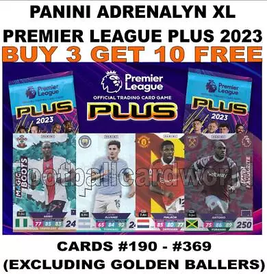 £0.99 • Buy PANINI ADRENALYN XL PREMIER LEAGUE PLUS 2023 2022/23 #190 - #369 Base &Foil Card