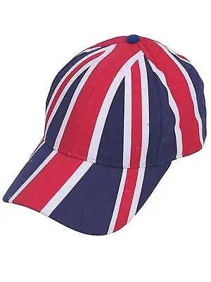 Mens Great Britain Flag  UNION JACK  Adjustable Summer Baseball Cap • £7.95