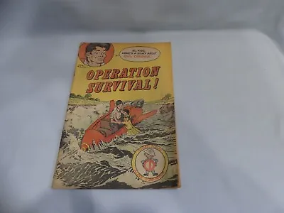 Vintage  1957 OPERATION SURVIVAL! CIVIL DEFENSE COMIC BOOK-USA • $9.99