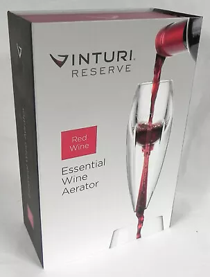 Vinturi Reserve  Essential Wine Aerator  W/ Stand & Cleaning Kit In Box Exc. • $22