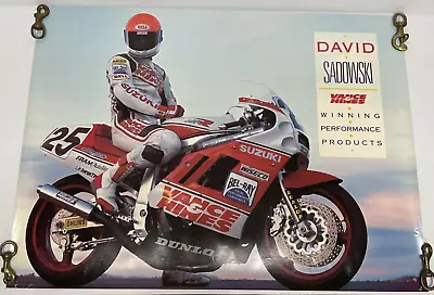 Suzuki Motor Supersport Vance & Hines David Sadowski  Ski  Poster 32  X 23.5  • $14.95