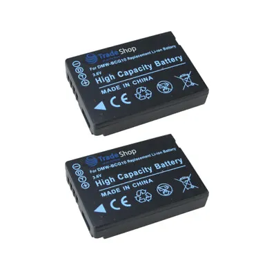 2x Li-Ion Battery 1200mAh For Panasonic Lumix DMC-TZ31 DMC-TZ32 DMC-TZ33 DMC-TZ35 • £22.47