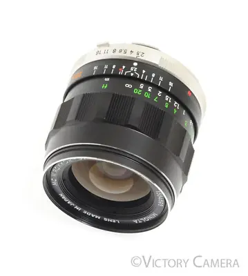 Minolta MC Rokkor-SI 28mm F2.5 Fast Wide Angle Prime Lens -Clean- • $90.50