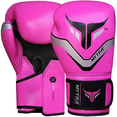 Mytra Fusion HEXA-TECH Artificial Leather Boxing Sparring Training MMA Gloves • $39.99