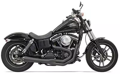 Bassani Road Rage II 2-into-1 Full Exhaust System Black Harley Davidson Dyna • $989.95